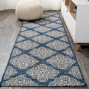 Tuscany Ornate Medallions Indoor/outdoor Area Rug